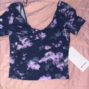 Lululemon Athletica Blue Lilac Align Tee